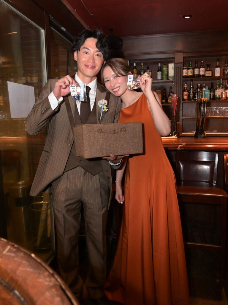 2025.10.11浅川様の結婚式二次会のツーショット